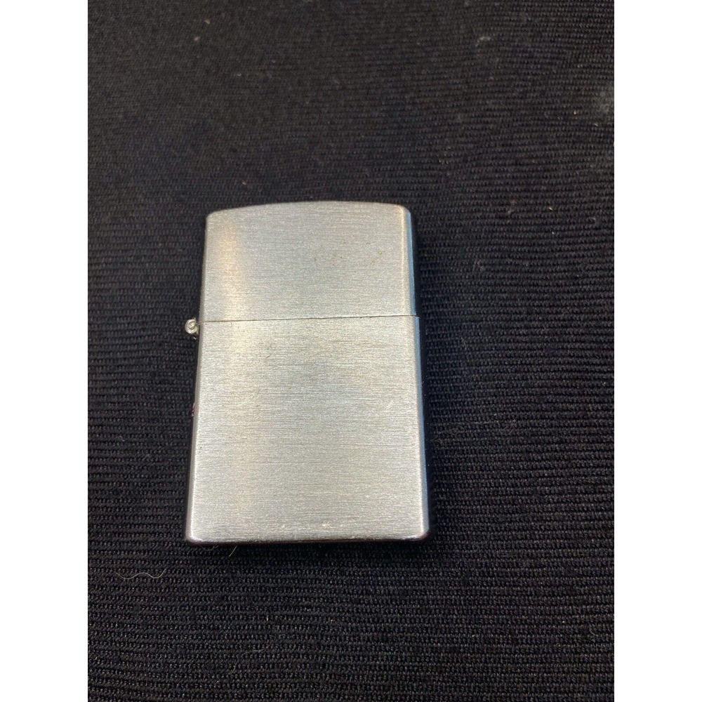 Vintage NESOR Lighter brushed Silvertone unengraved Korea